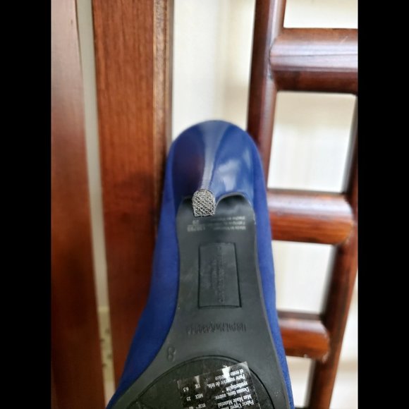 Christian Siriano blue Faux Suede Shoes Heels for payless (Size 8) - Picture 11 of 11